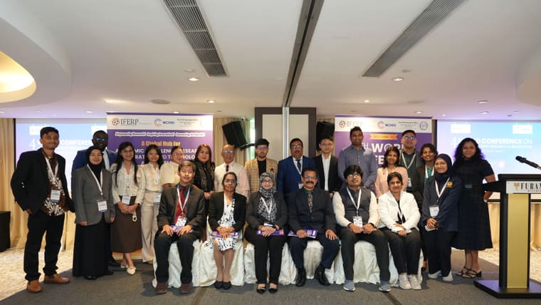 Group photograph of delegates and the organising committee at the 4th WCMRI conference